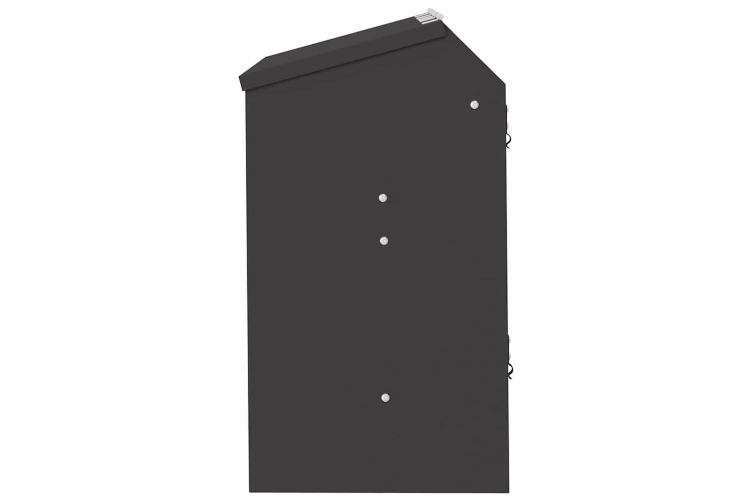 Vidaxl Rabbit Feeder Black 645 X 255 X 455 Cm Cold-rolled Steel-6
