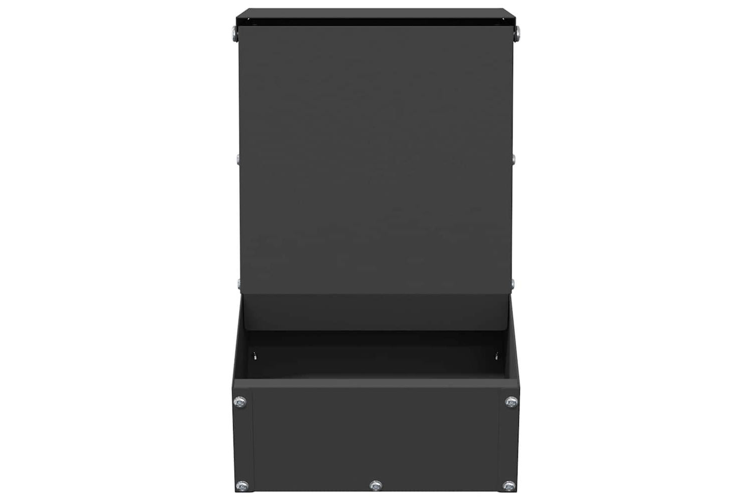 Vidaxl Rabbit Feeder Black 175 X 26 X 285 Cm Cold-rolled Steel-4