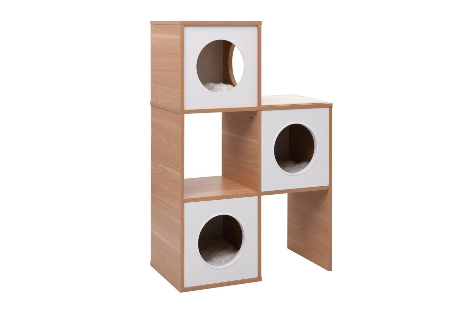 Vidaxl Cat Condo House With Sisal Scratching Mat 100 Cm