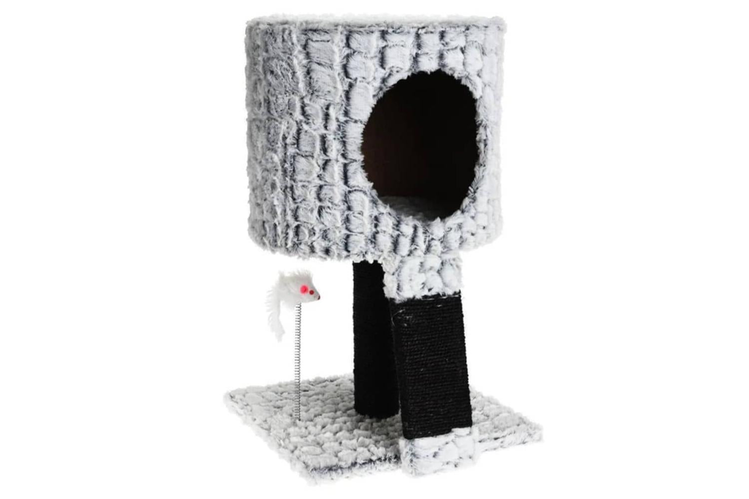Pets Collection Cat Scratching Tree On Stand With Mouse 30x30x40 Cm-2