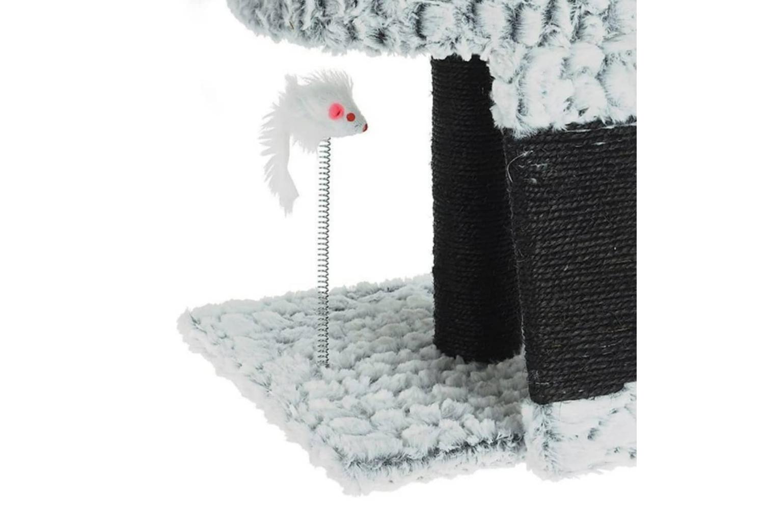 Pets Collection Cat Scratching Tree On Stand With Mouse 30x30x40 Cm-3