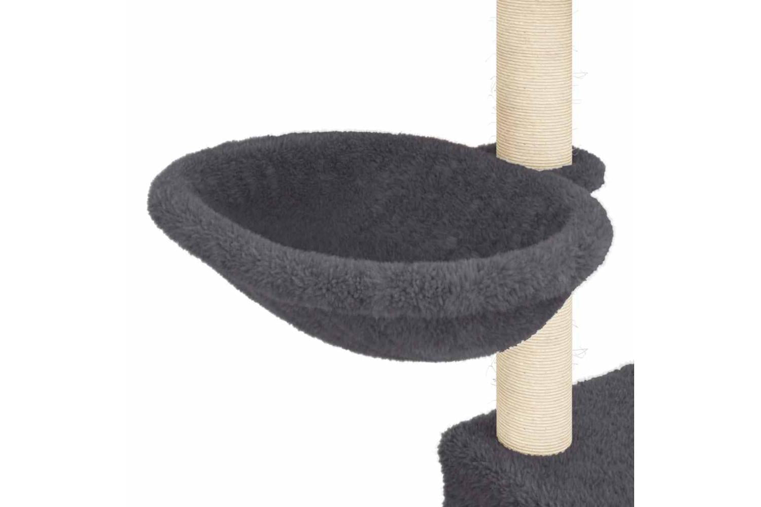 Vidaxl Cat Tree With Sisal Scratching Posts Dark Grey 83 Cm-8