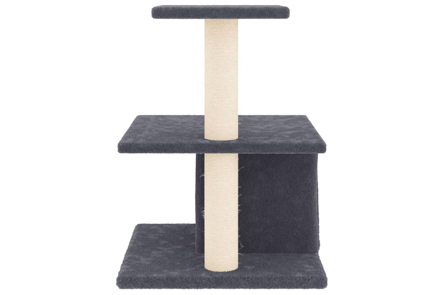 Vidaxl Cat Tree With Sisal Scratching Posts Dark Grey 48 Cm-4