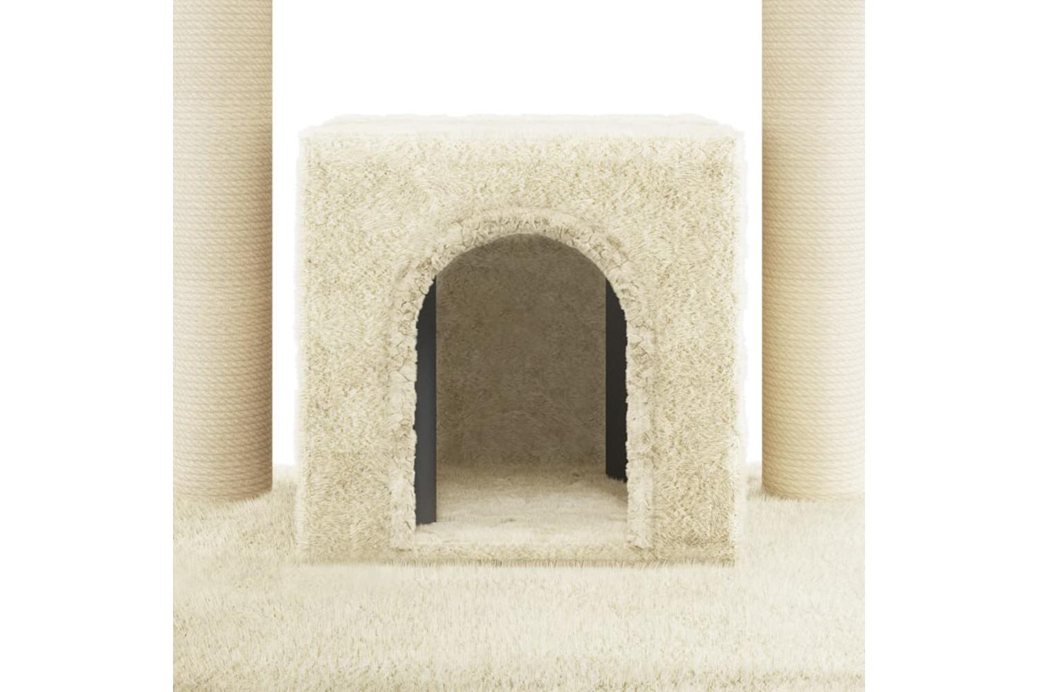 Vidaxl Cat Tree With Sisal Scratching Posts Cream 110 Cm-7