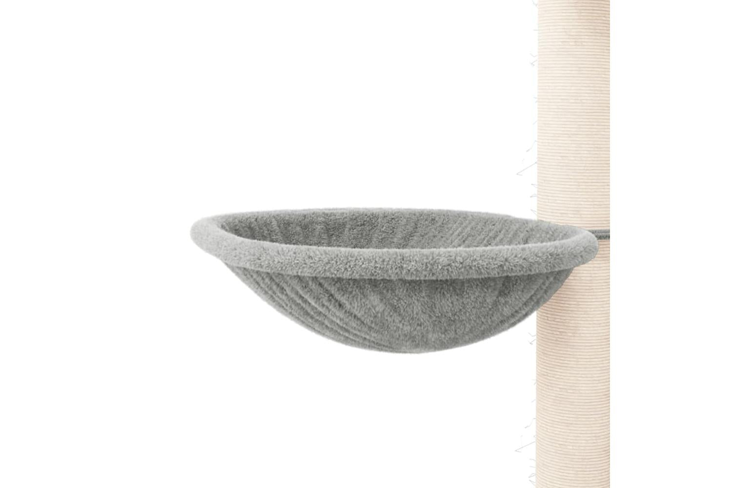 Vidaxl Cat Tree With Sisal Scratching Posts Light Grey 94 Cm-6