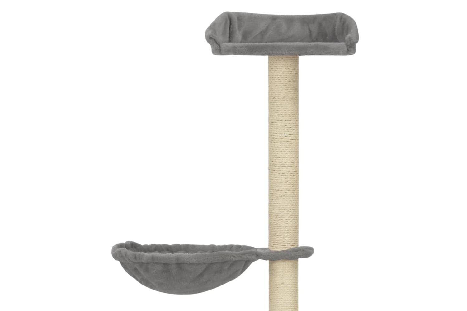 Vidaxl Cat Tree With Sisal Scratching Posts Grey 148 Cm-4