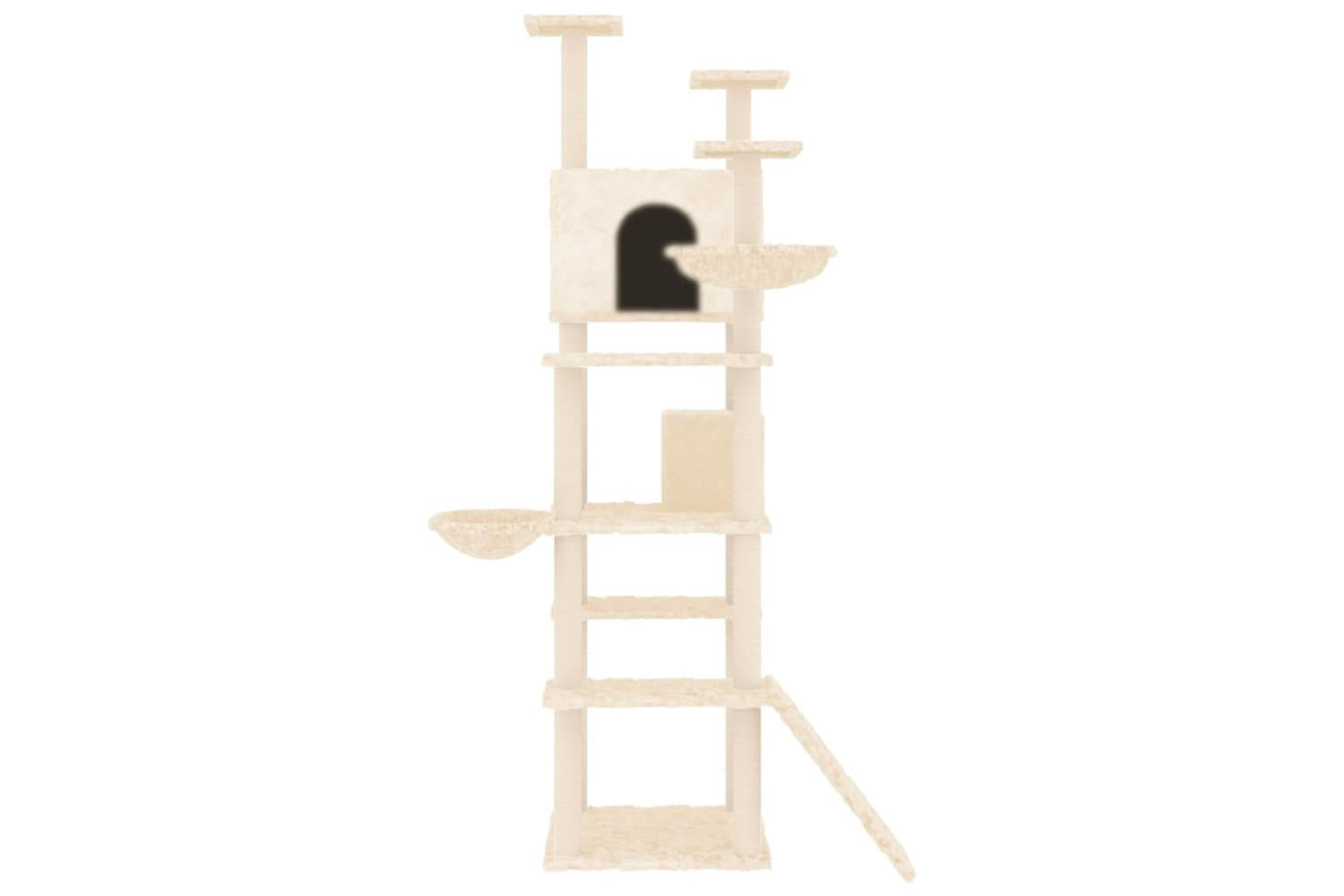 Vidaxl Cat Tree With Sisal Scratching Posts Cream 191 Cm-3