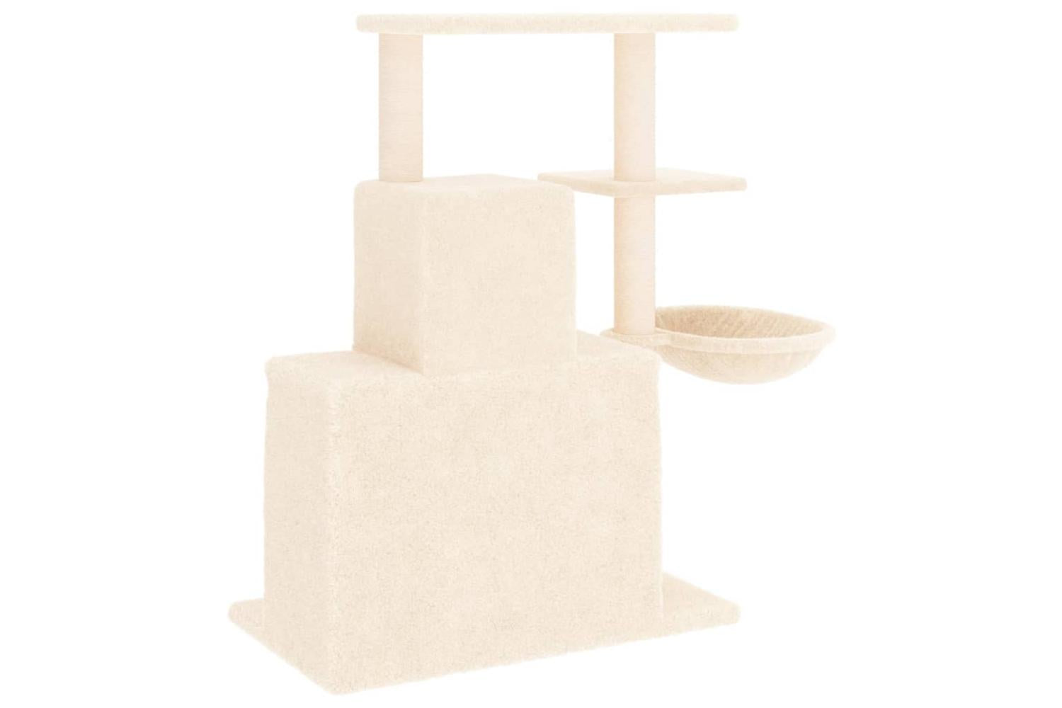 Vidaxl Cat Tree With Sisal Scratching Posts Cream 83 Cm-5
