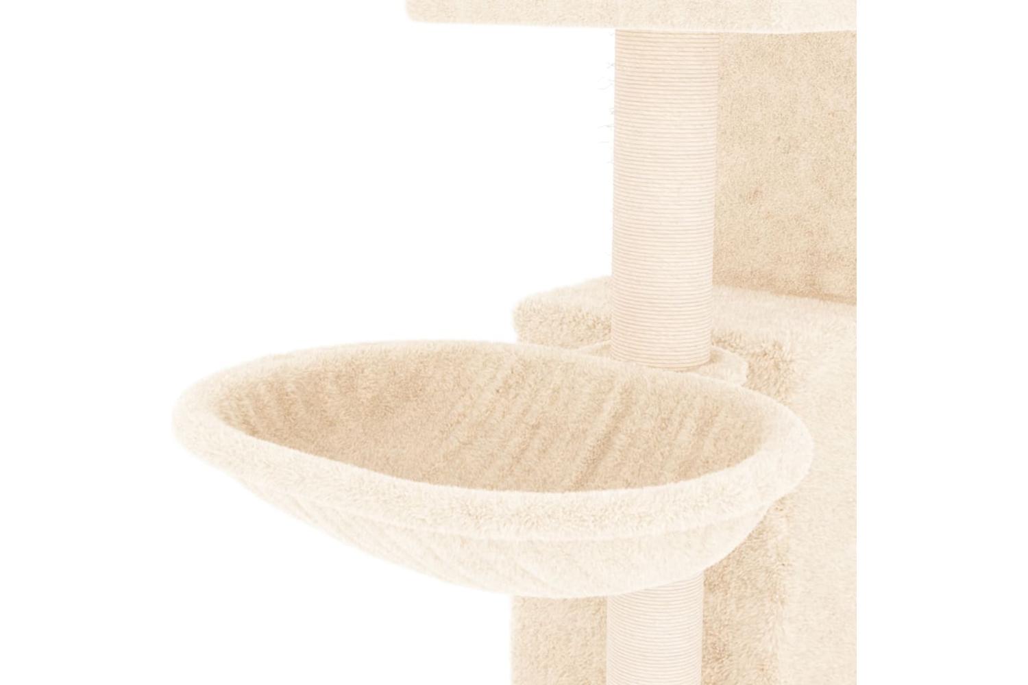 Vidaxl Cat Tree With Sisal Scratching Posts Cream 83 Cm-7