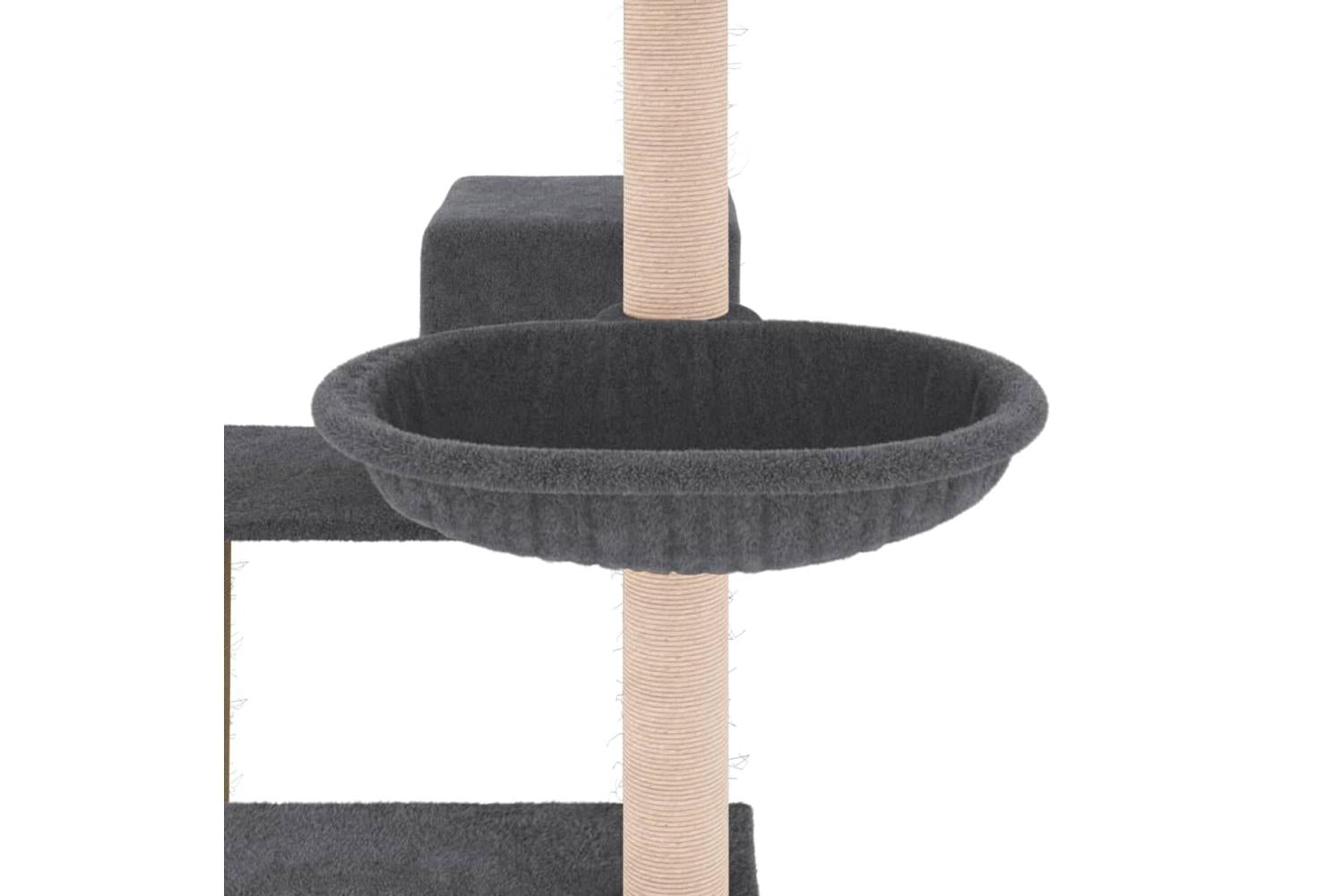 Vidaxl Cat Tree With Sisal Scratching Posts Dark Grey 825 Cm-7