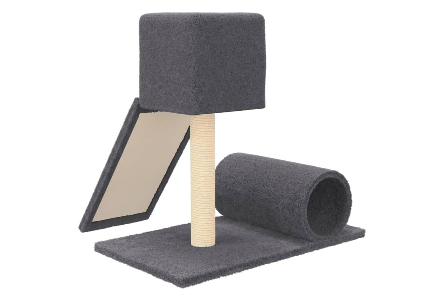 Vidaxl Cat Tree With Sisal Scratching Post Dark Grey 59 Cm-5