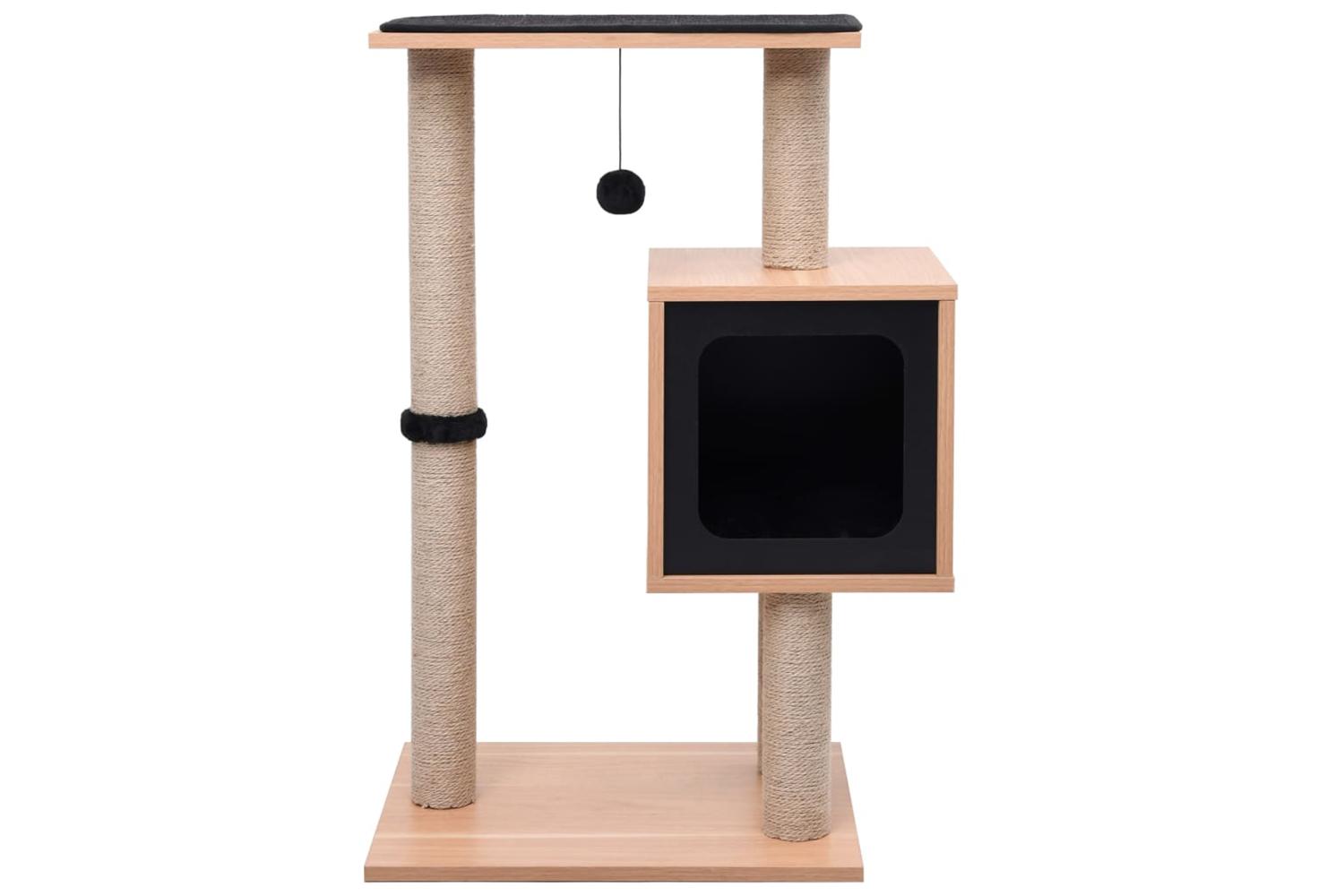 Vidaxl Cat Tree With Sisal Scratching Mat 82 Cm-2