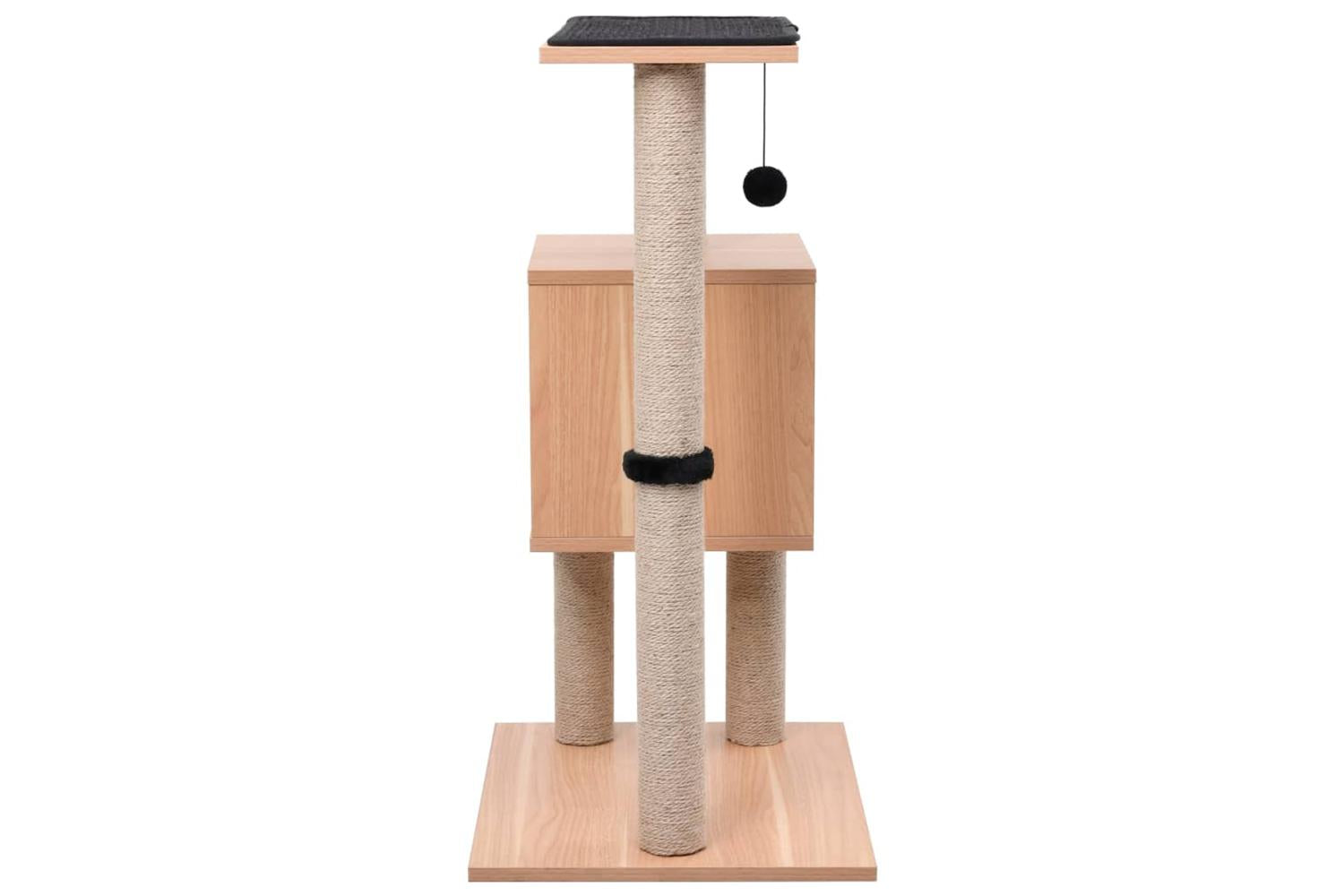 Vidaxl Cat Tree With Sisal Scratching Mat 82 Cm-3
