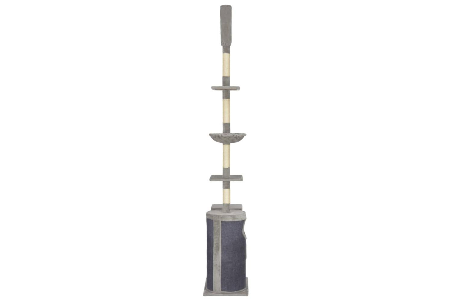 Vidaxl Cat Tree With Sisal Scratching Posts Grey 260 Cm-3