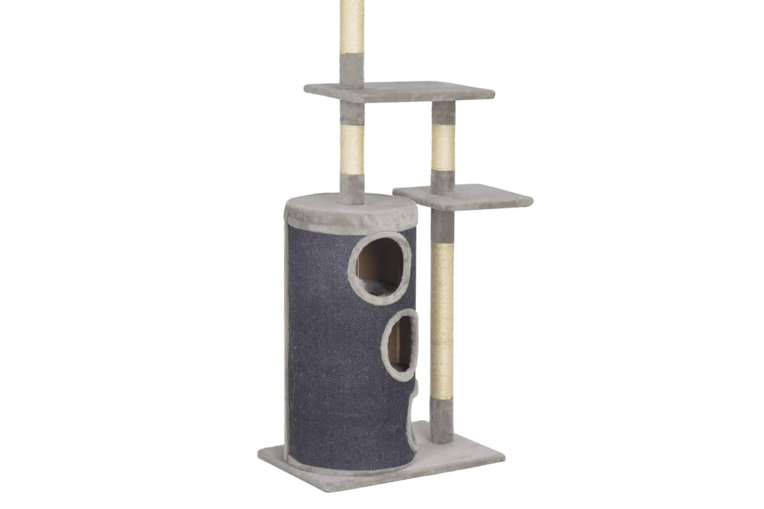 Vidaxl Cat Tree With Sisal Scratching Posts Grey 260 Cm-5
