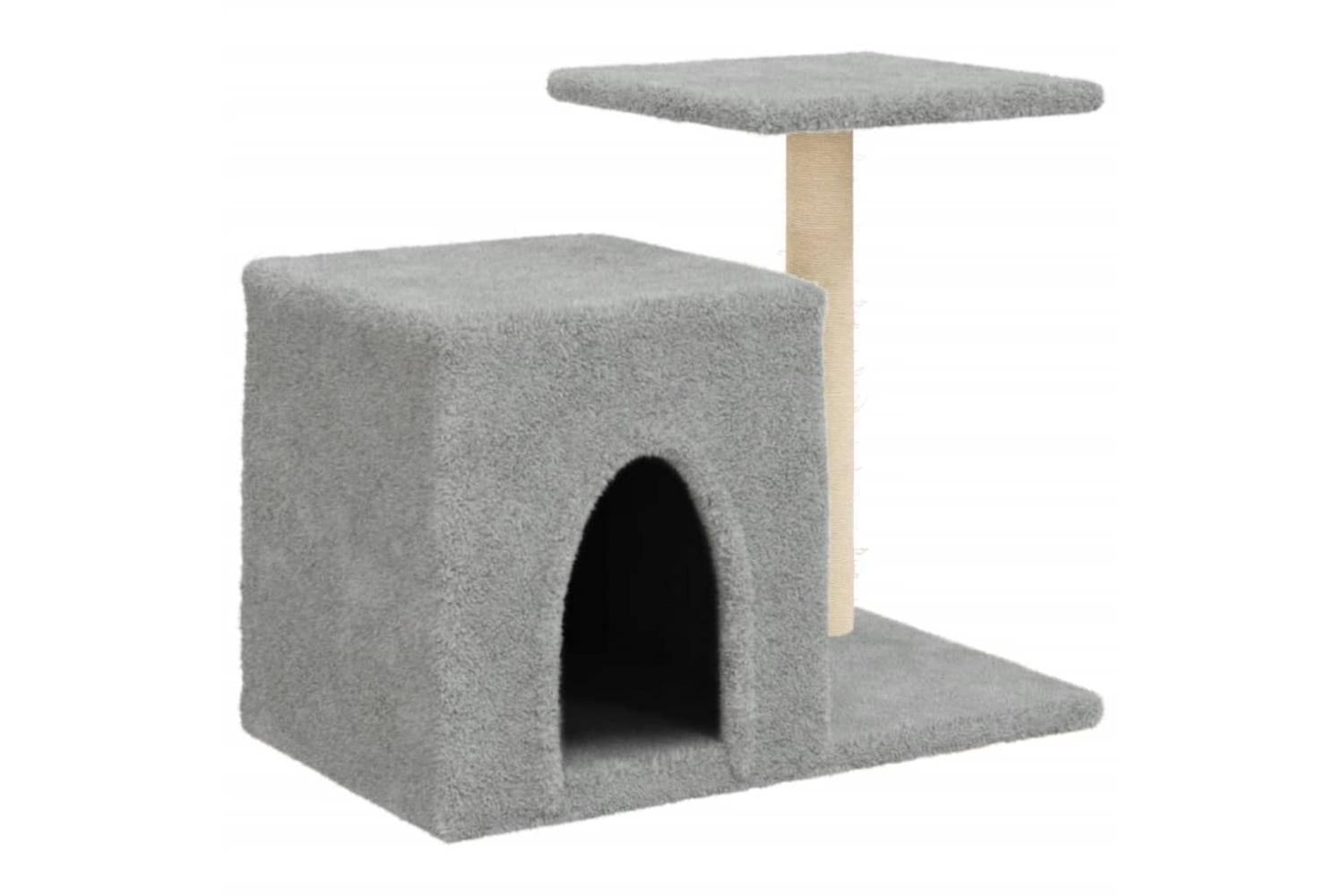 Vidaxl Cat Tree With Sisal Scratching Posts Light Grey 505 Cm