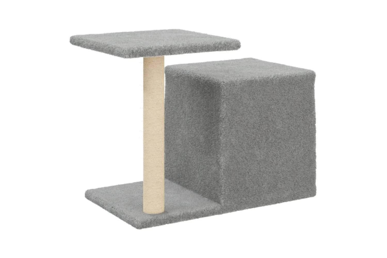 Vidaxl Cat Tree With Sisal Scratching Posts Light Grey 505 Cm-6