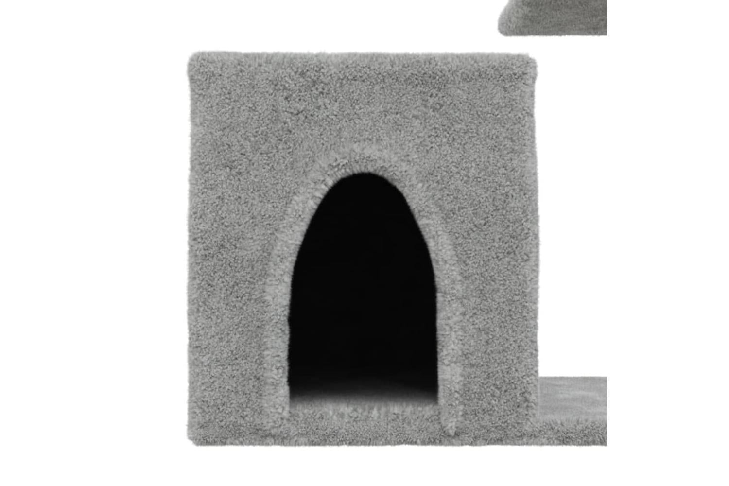 Vidaxl Cat Tree With Sisal Scratching Posts Light Grey 505 Cm-7