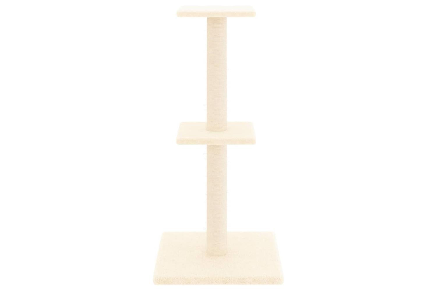Vidaxl Cat Tree With Sisal Scratching Posts Cream 73 Cm-3