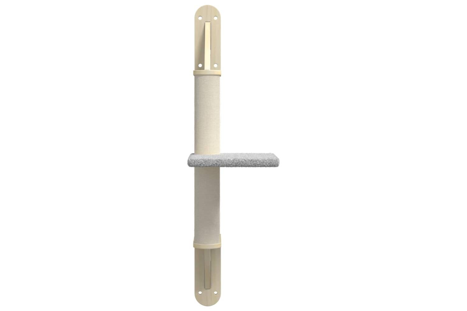 Vidaxl Wall-mounted Cat Tree With Scratching Post Light Grey 855 Cm-4