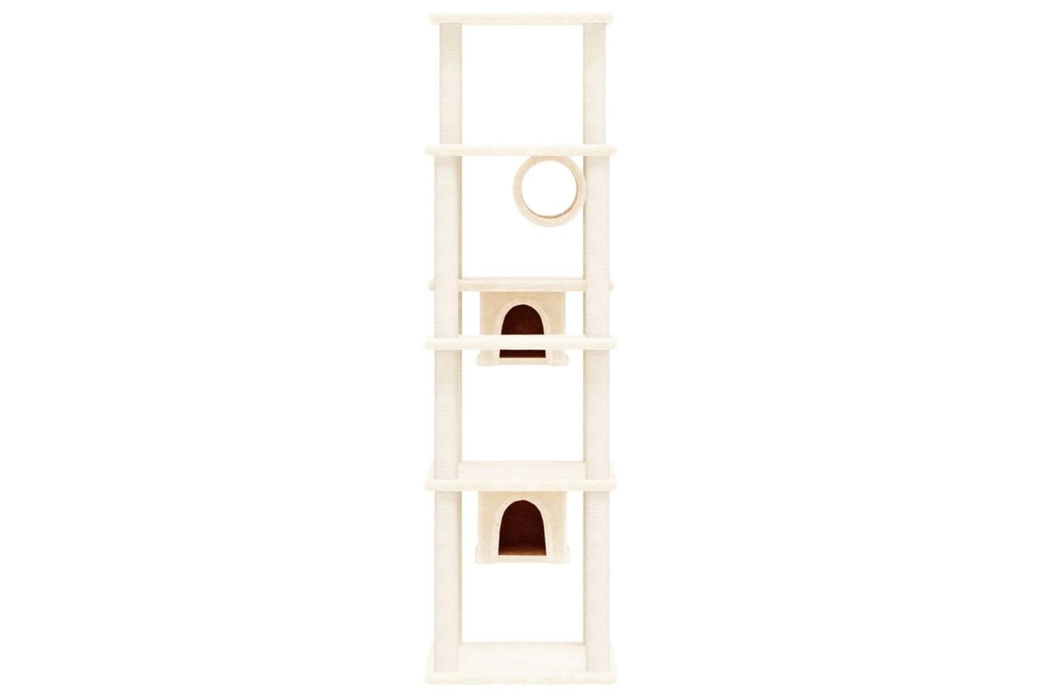 Vidaxl Cat Tree With Sisal Scratching Posts Cream 169 Cm-3