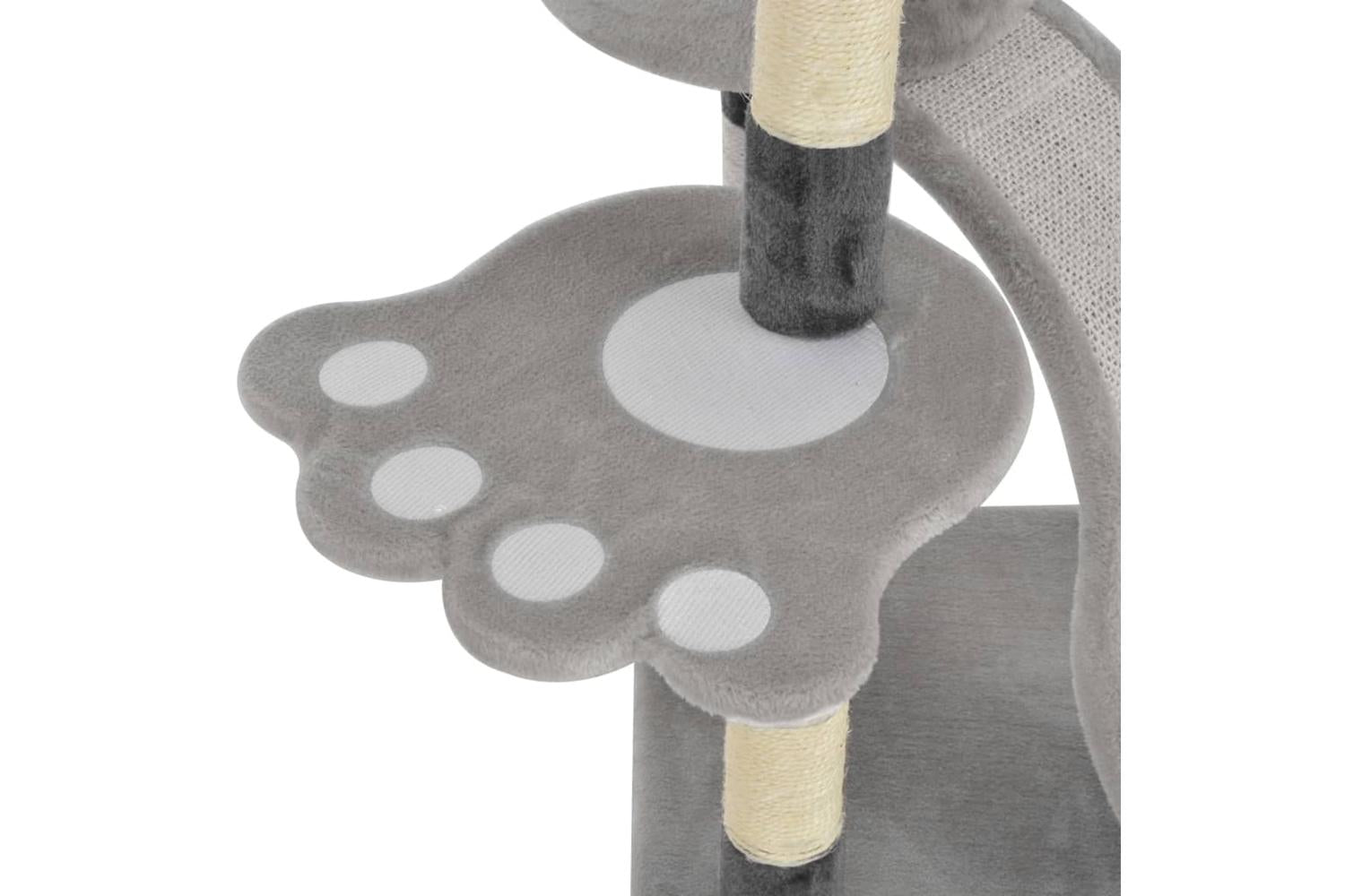 Vidaxl Cat Tree With Sisal Scratching Posts Grey 145 Cm-6