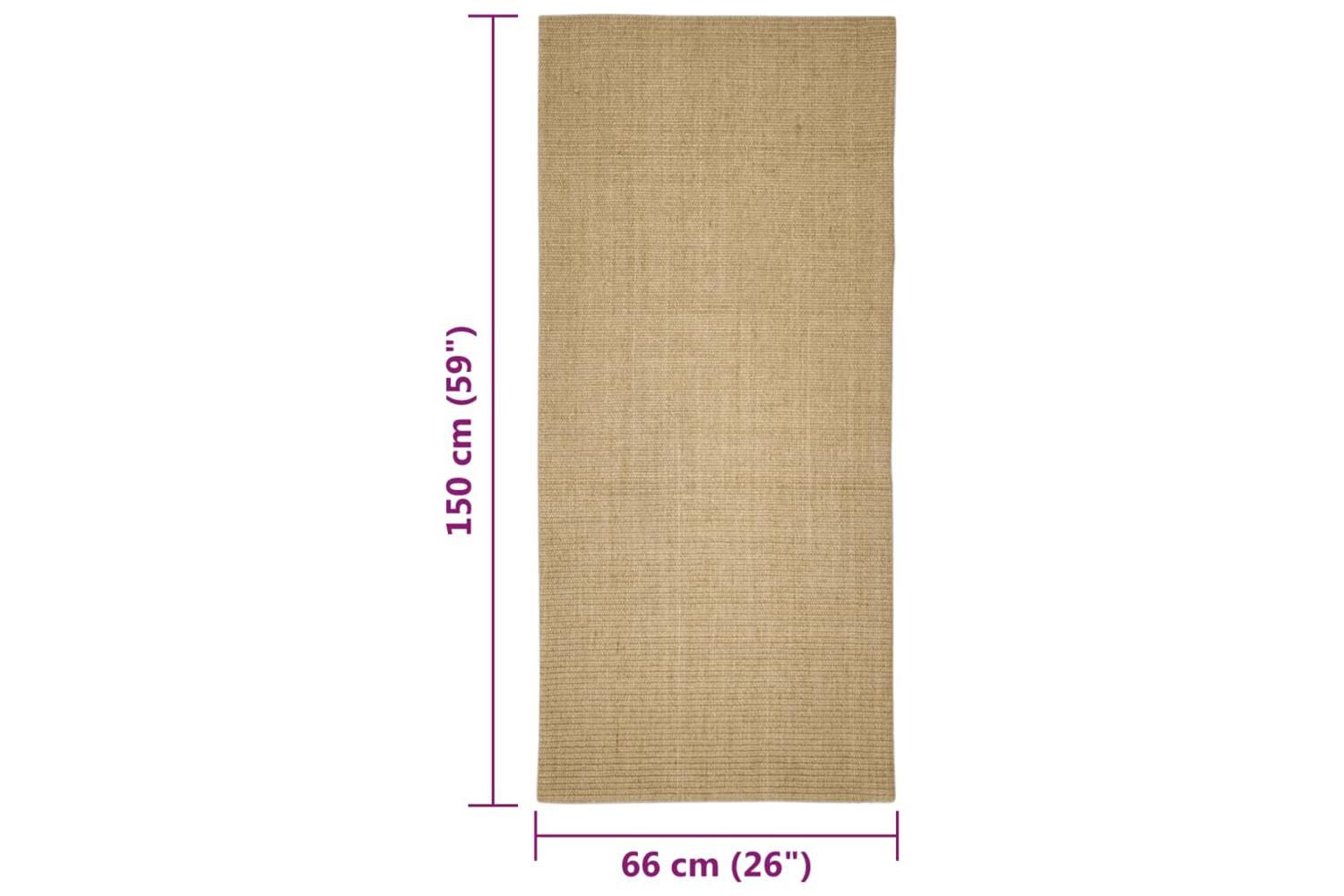 Vidaxl Sisal Rug For Scratching Post 66x150 Cm-6