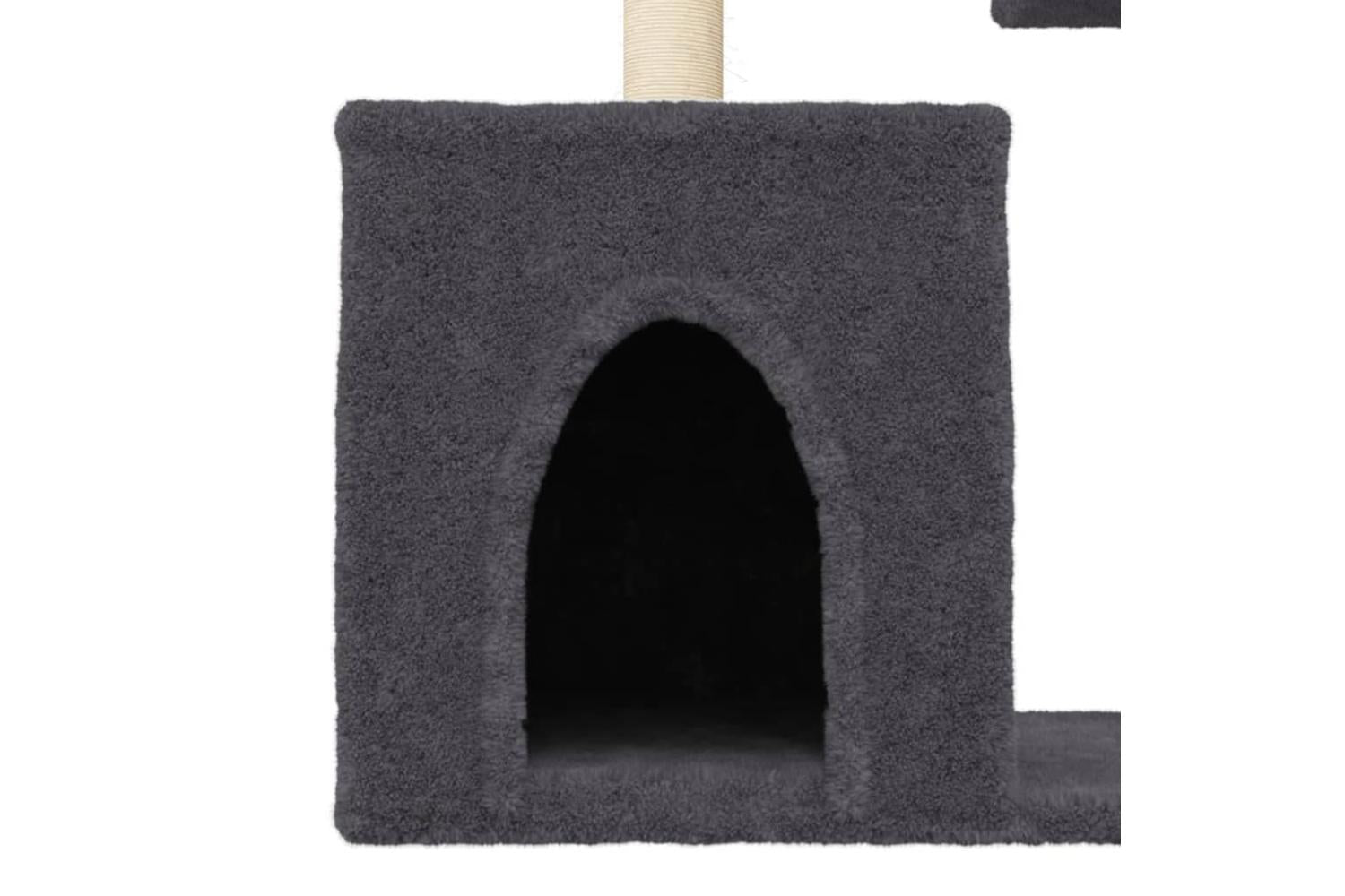 Vidaxl Cat Tree With Sisal Scratching Posts Dark Grey 86 Cm-7