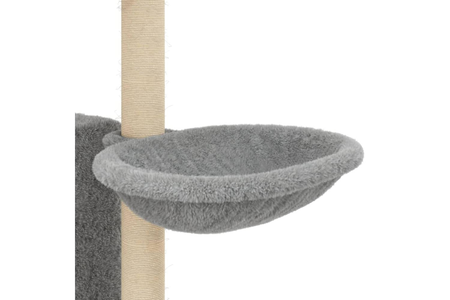 Vidaxl Cat Tree With Sisal Scratching Posts Light Grey 131 Cm-7