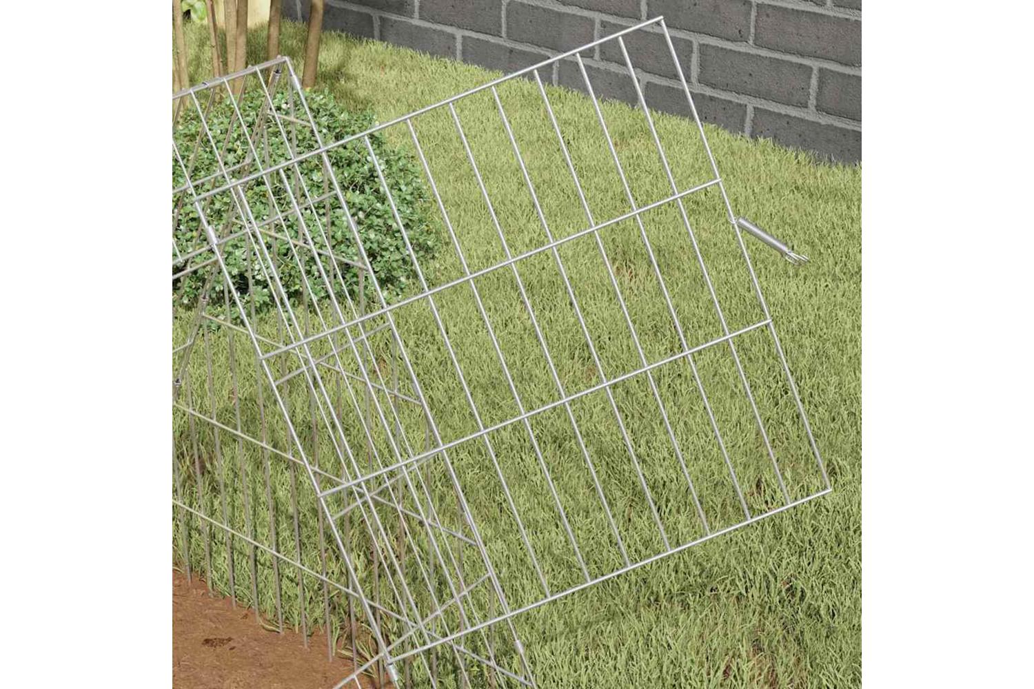 Vidaxl Chicken Cage Silver 215 X 55 X 55 Cm Galvanised Steel-4