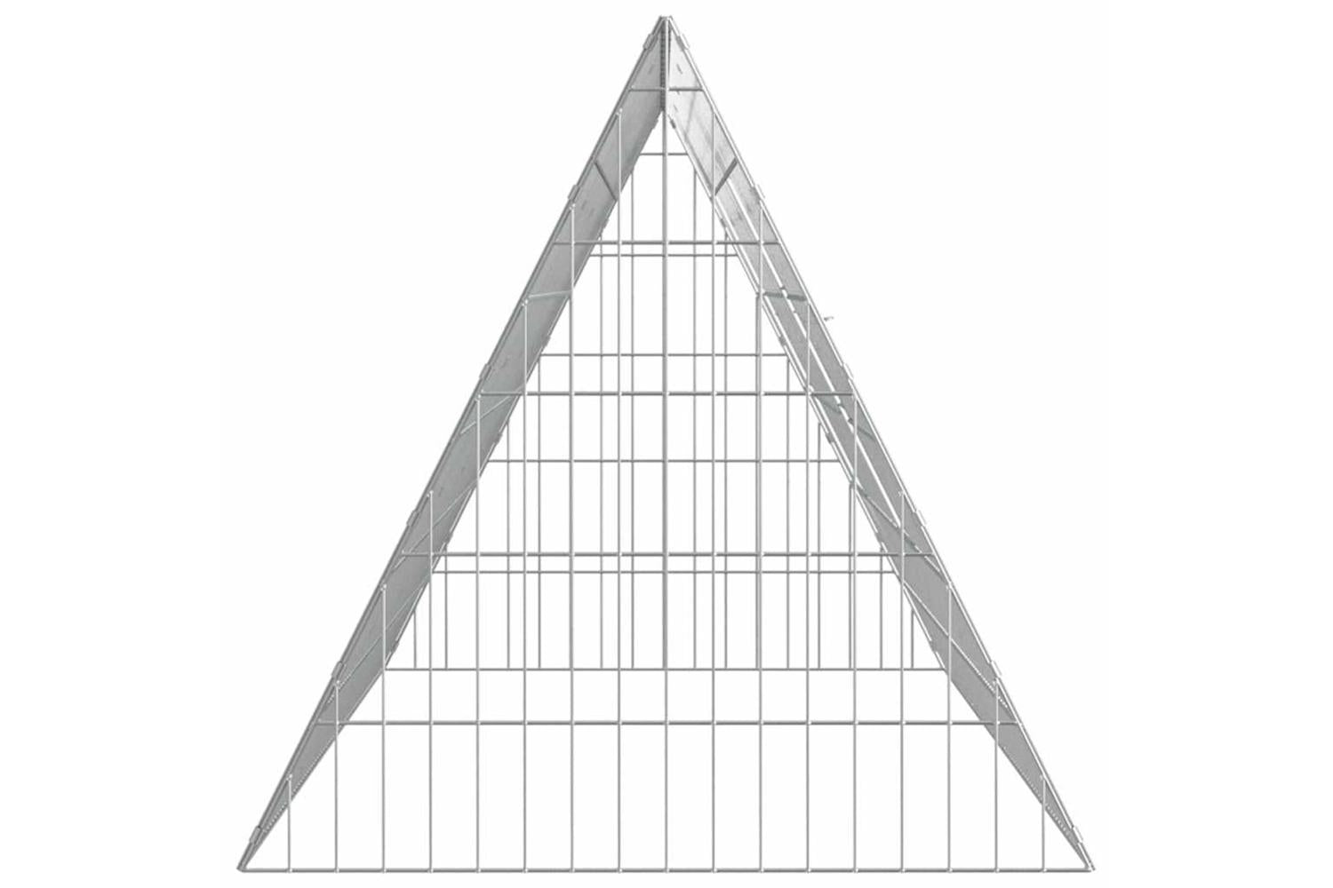 Vidaxl Chicken Cage Silver 215 X 55 X 55 Cm Galvanised Steel-7