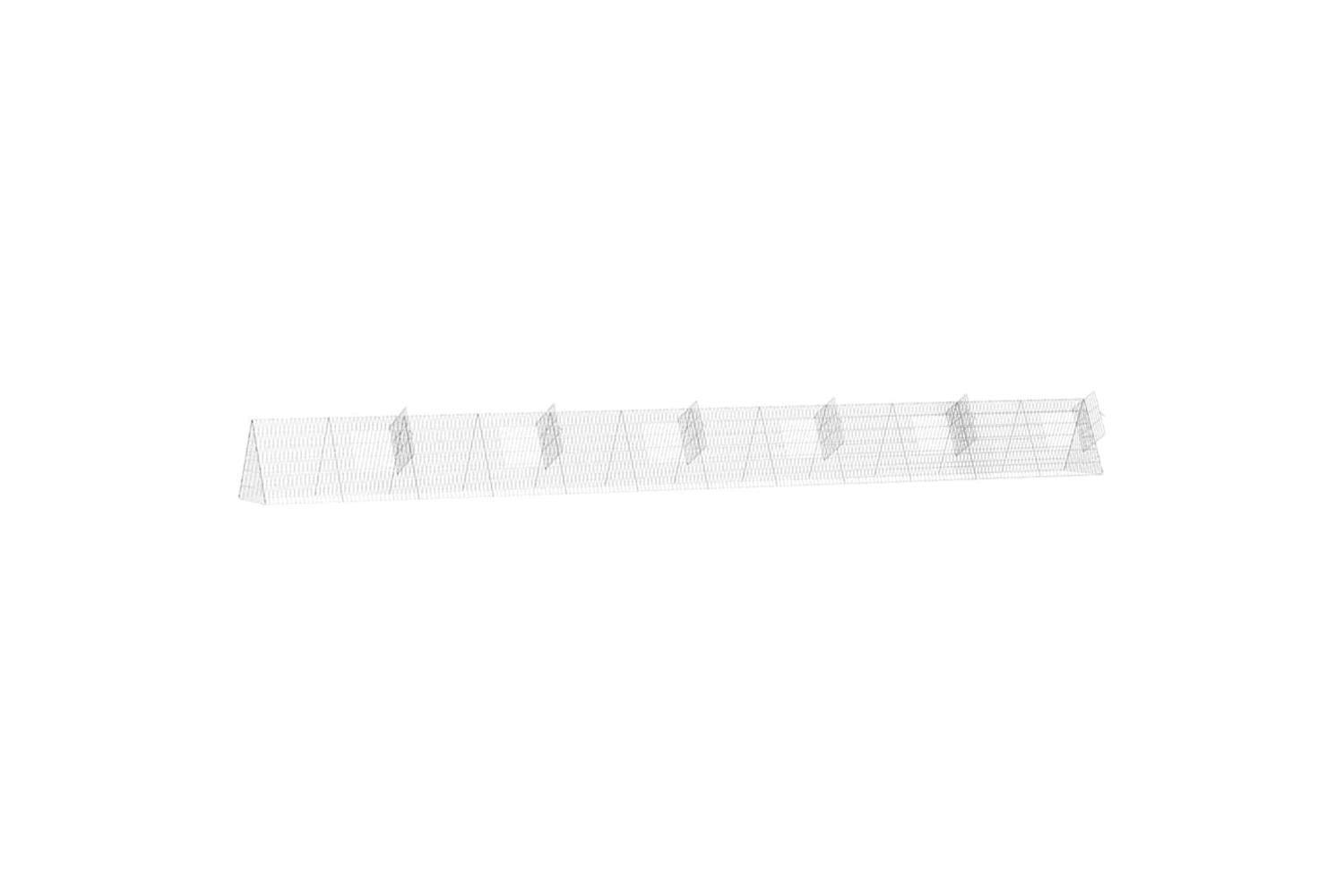 Vidaxl Chicken Cage Silver 650 X 55 X 55 Cm Galvanised Steel-5