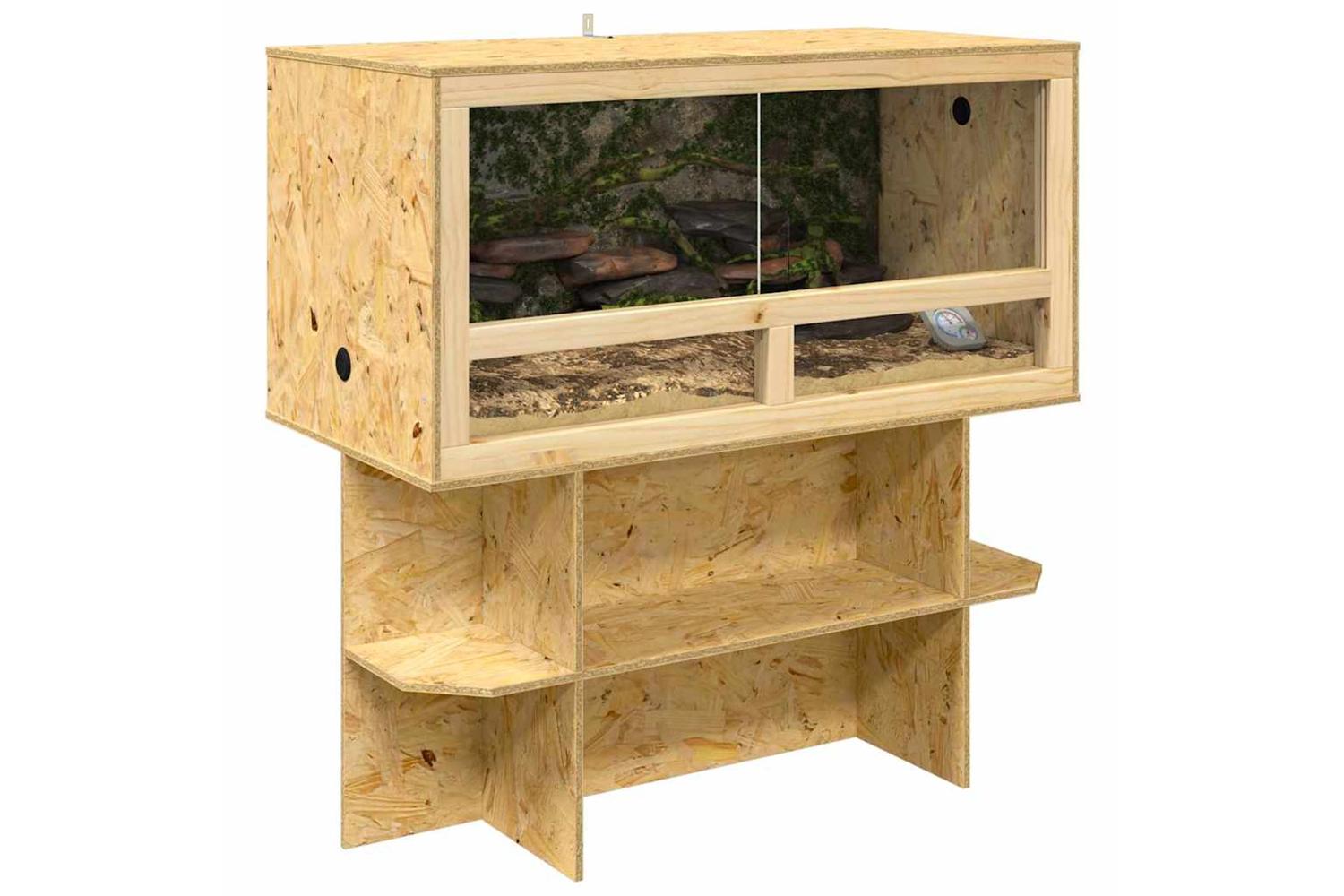 Vidaxl Terrarium Brown 100 X 50 X 100 Cm Osb-3
