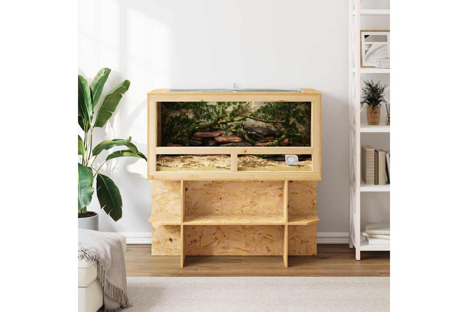 Vidaxl Terrarium Brown 100 X 50 X 100 Cm Osb-4