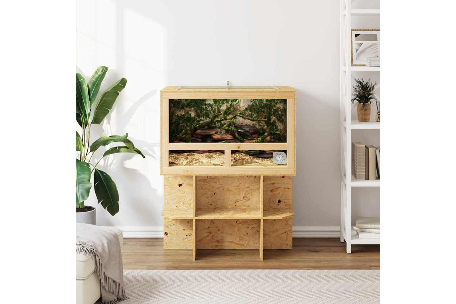 Vidaxl Terrarium Brown 80 X 50 X 100 Cm Osb-4