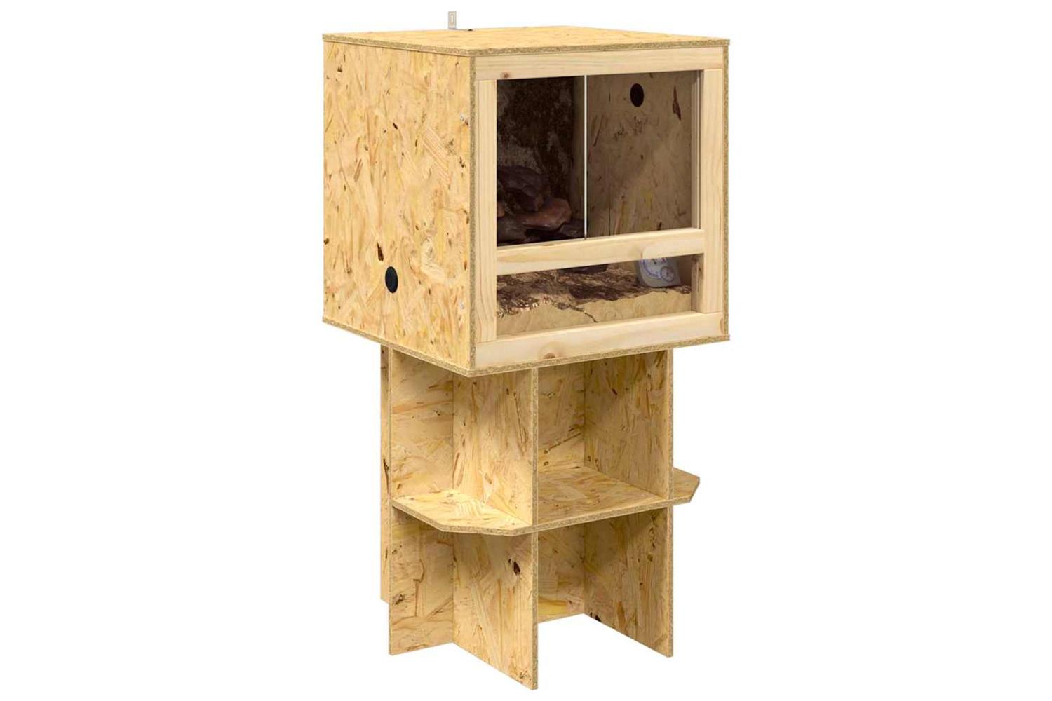 Vidaxl Terrarium Brown 50 X 50 X 100 Cm Osb-3