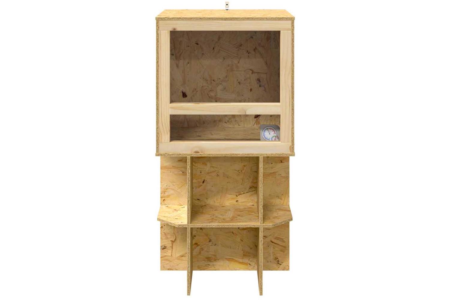 Vidaxl Terrarium Brown 50 X 50 X 100 Cm Osb-8