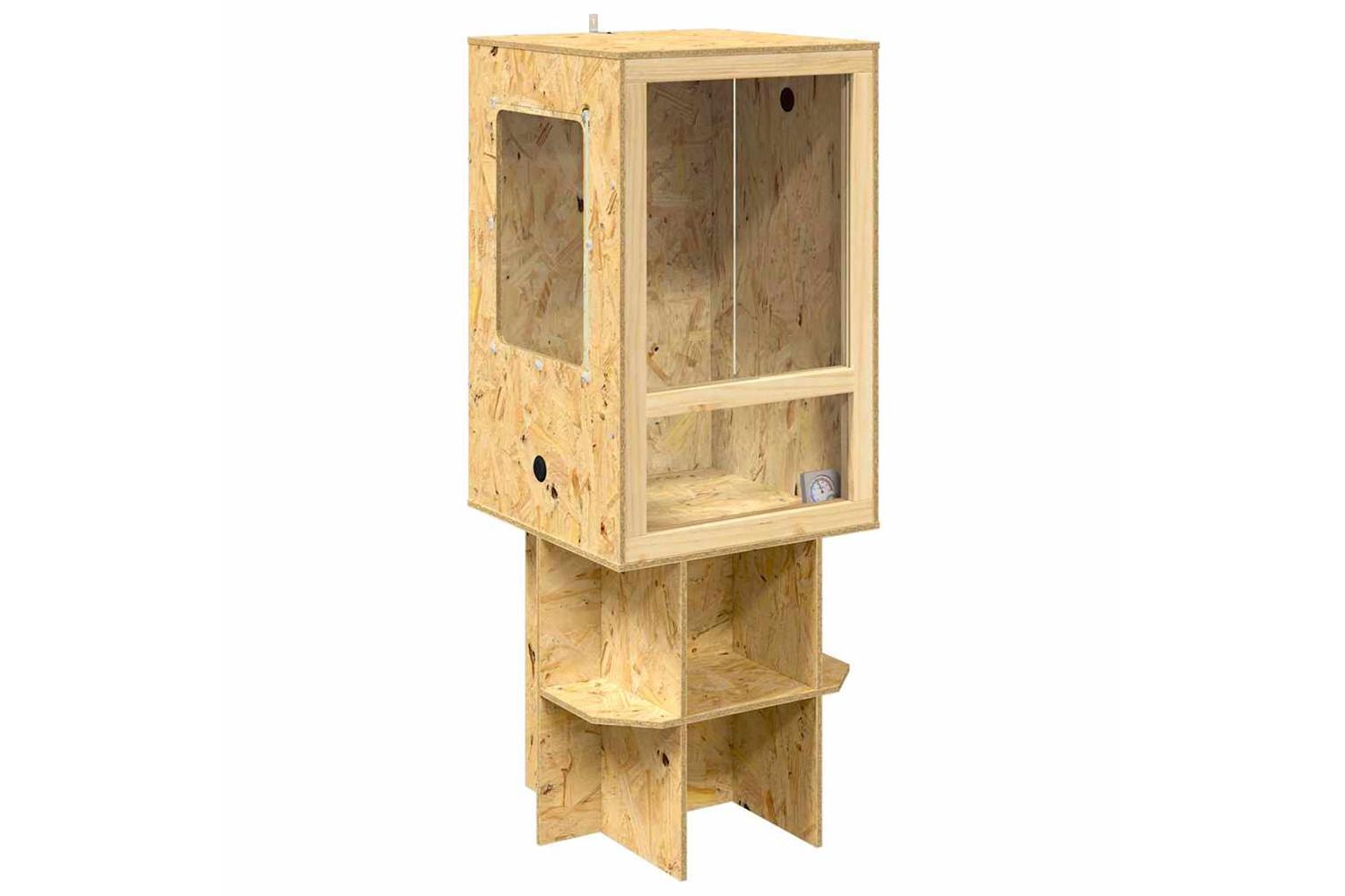 Vidaxl Terrarium Brown 50 X 50 X 130 Cm Osb-2