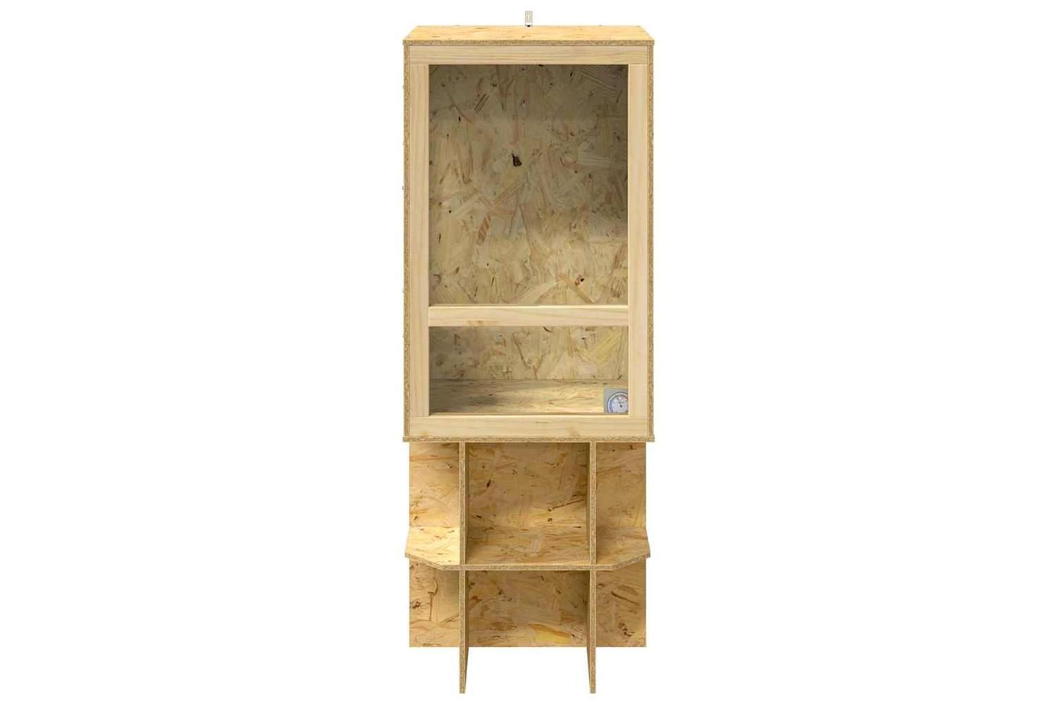 Vidaxl Terrarium Brown 50 X 50 X 130 Cm Osb-8