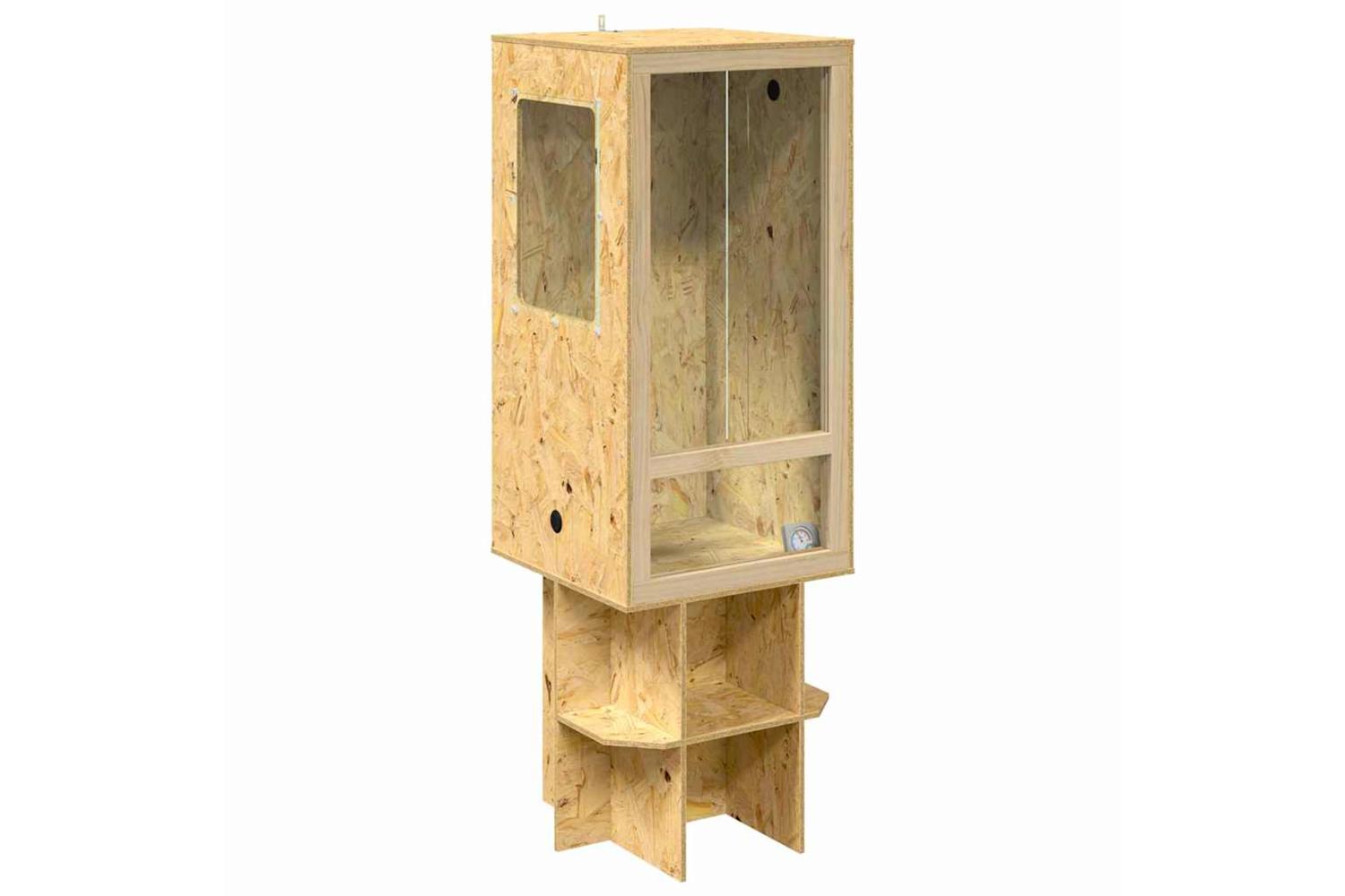 Vidaxl Terrarium Brown 50 X 50 X 150 Cm Osb