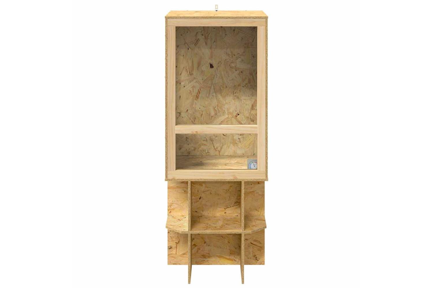Vidaxl Terrarium Brown 50 X 50 X 150 Cm Osb-8