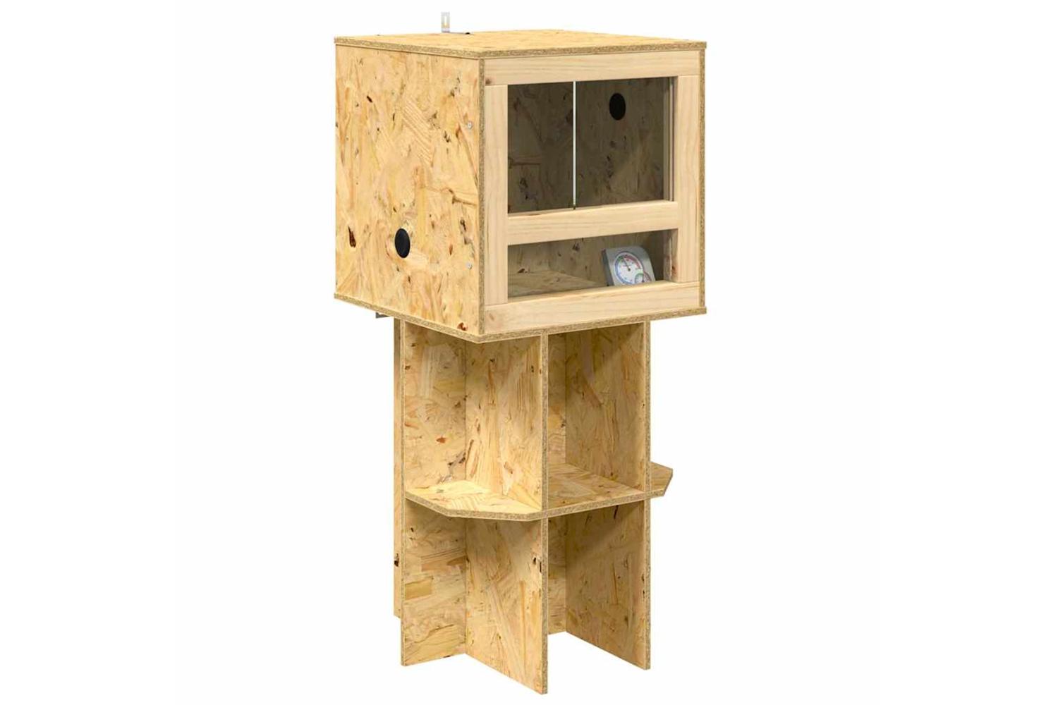 Vidaxl Terrarium Brown 40 X 40 X 90 Cm Osb-2