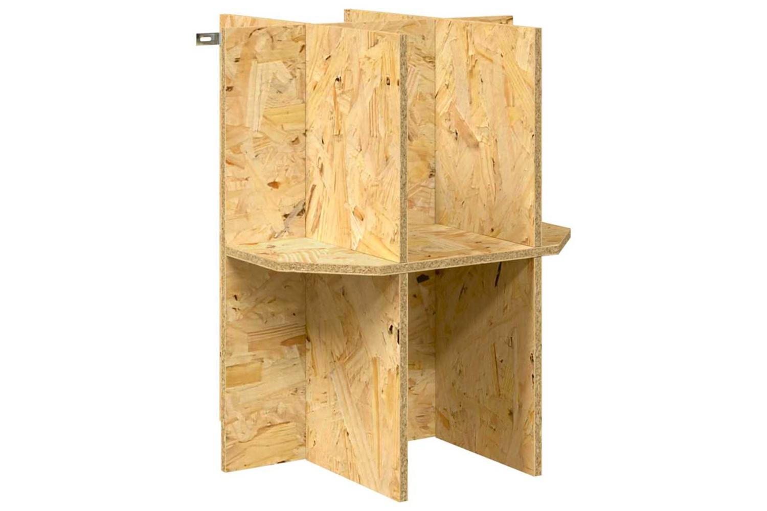 Vidaxl Terrarium Brown 40 X 40 X 90 Cm Osb-6