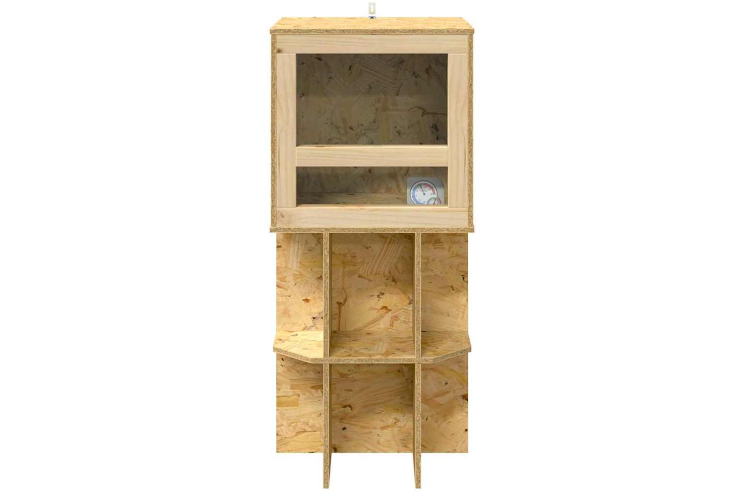 Vidaxl Terrarium Brown 40 X 40 X 90 Cm Osb-8