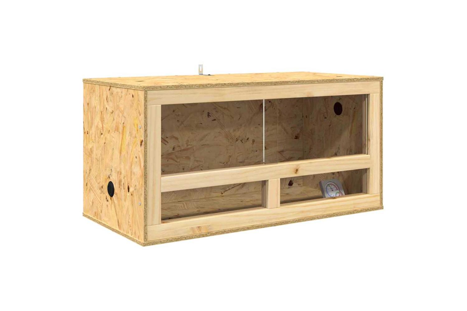 Vidaxl Terrarium Brown 80 X 40 X 90 Cm Osb-5