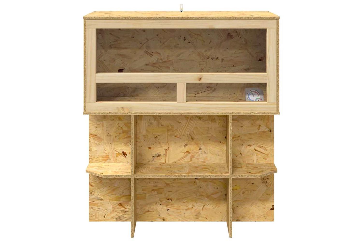 Vidaxl Terrarium Brown 80 X 40 X 90 Cm Osb-8