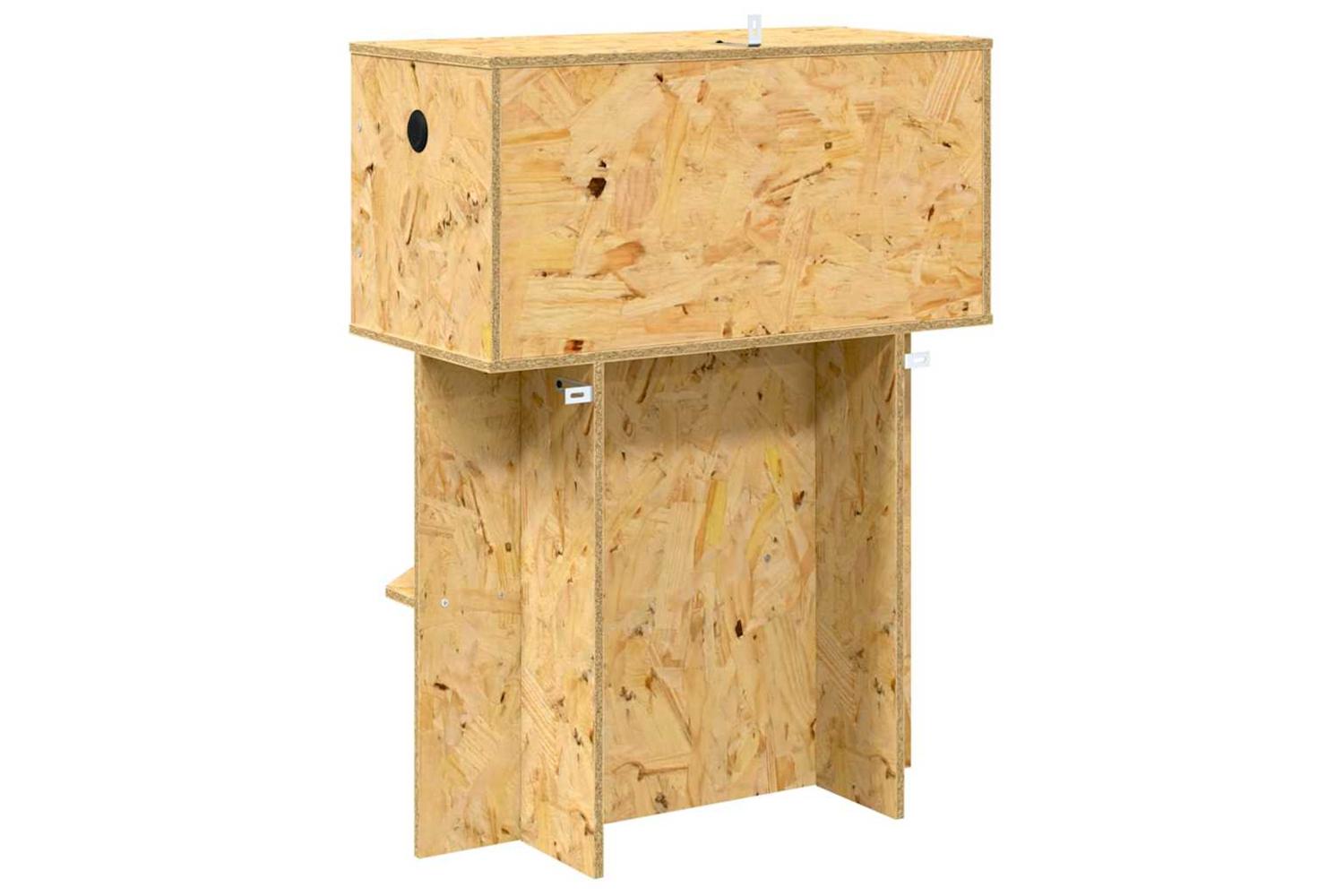 Vidaxl Terrarium Brown 60 X 30 X 80 Cm Osb-10