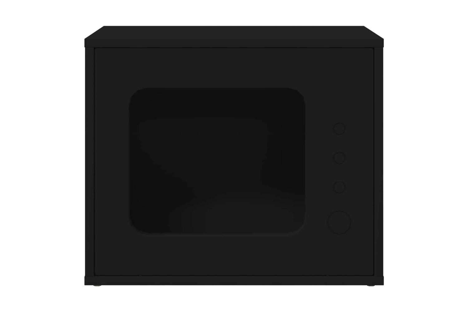 Vidaxl Cat House Black 51 X 30 X 42 Cm Engineered Wood