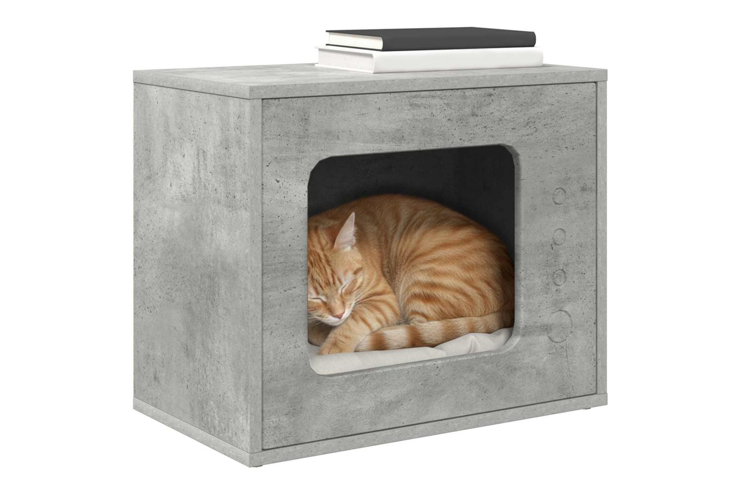 Vidaxl Cat House Concerte 51 X 30 X 42 Cm Engineered Wood-3