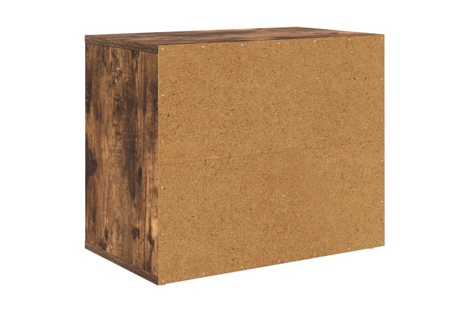 Vidaxl Cat House Smoked Oak 51 X 30 X 42 Cm Engineered Wood-5